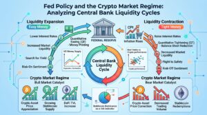 Fed Policy and the Crypto Market Regime Analyzing Central Bank Liquidity Cycles