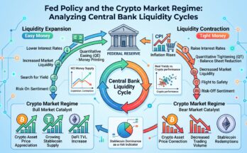 Fed Policy and the Crypto Market Regime Analyzing Central Bank Liquidity Cycles