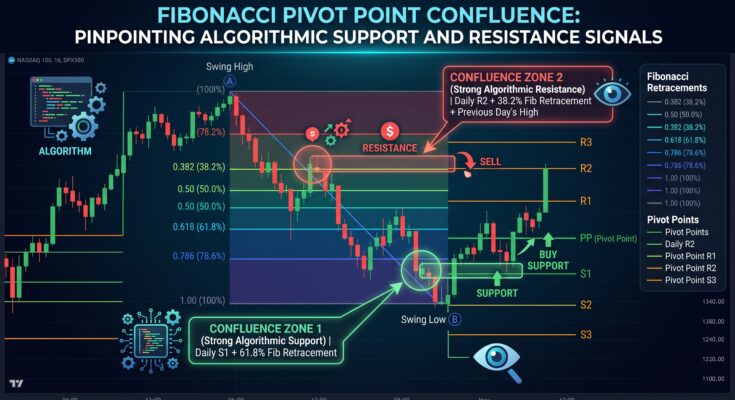 Fibonacci Pivot Point Confluence: Pinpointing Algorithmic Support and Resistance Signals