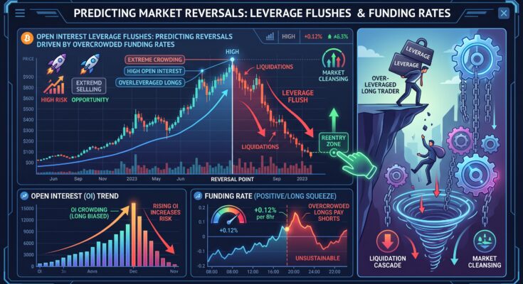 Open Interest Leverage Flushes | Predicting Reversals Driven by Overcrowded Funding Rates