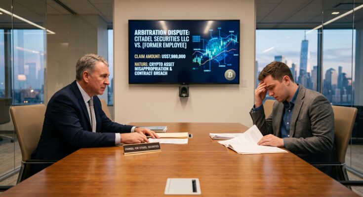 Citadel Securities Crypto Dispute Seeks Nearly $8M From Ex-Employee