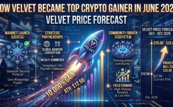 How VELVET Became Top Crypto Gainer in June 2026 — VELVET Price Forecast