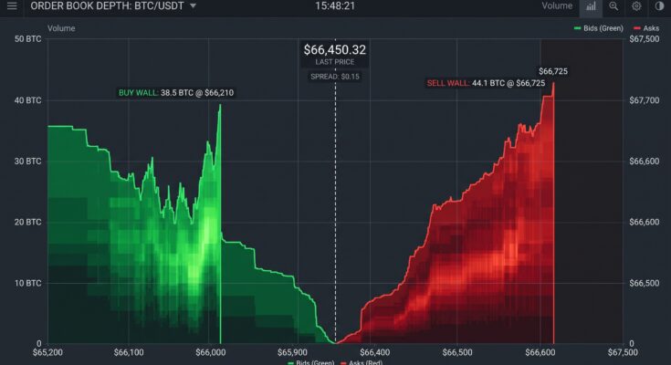 Order Book Depth and Liquidity Clusters Spotting Whale Buy and Sell Walls