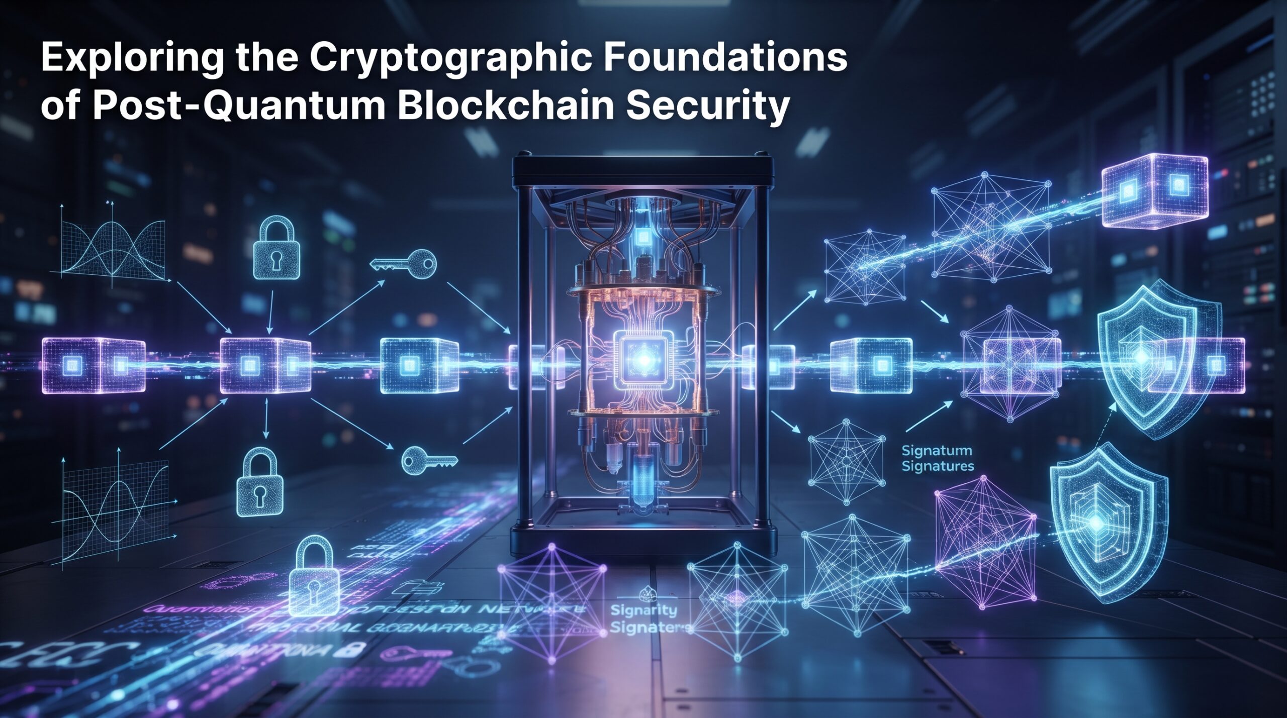 Exploring the Cryptographic Foundations of Post-Quantum Blockchain Security